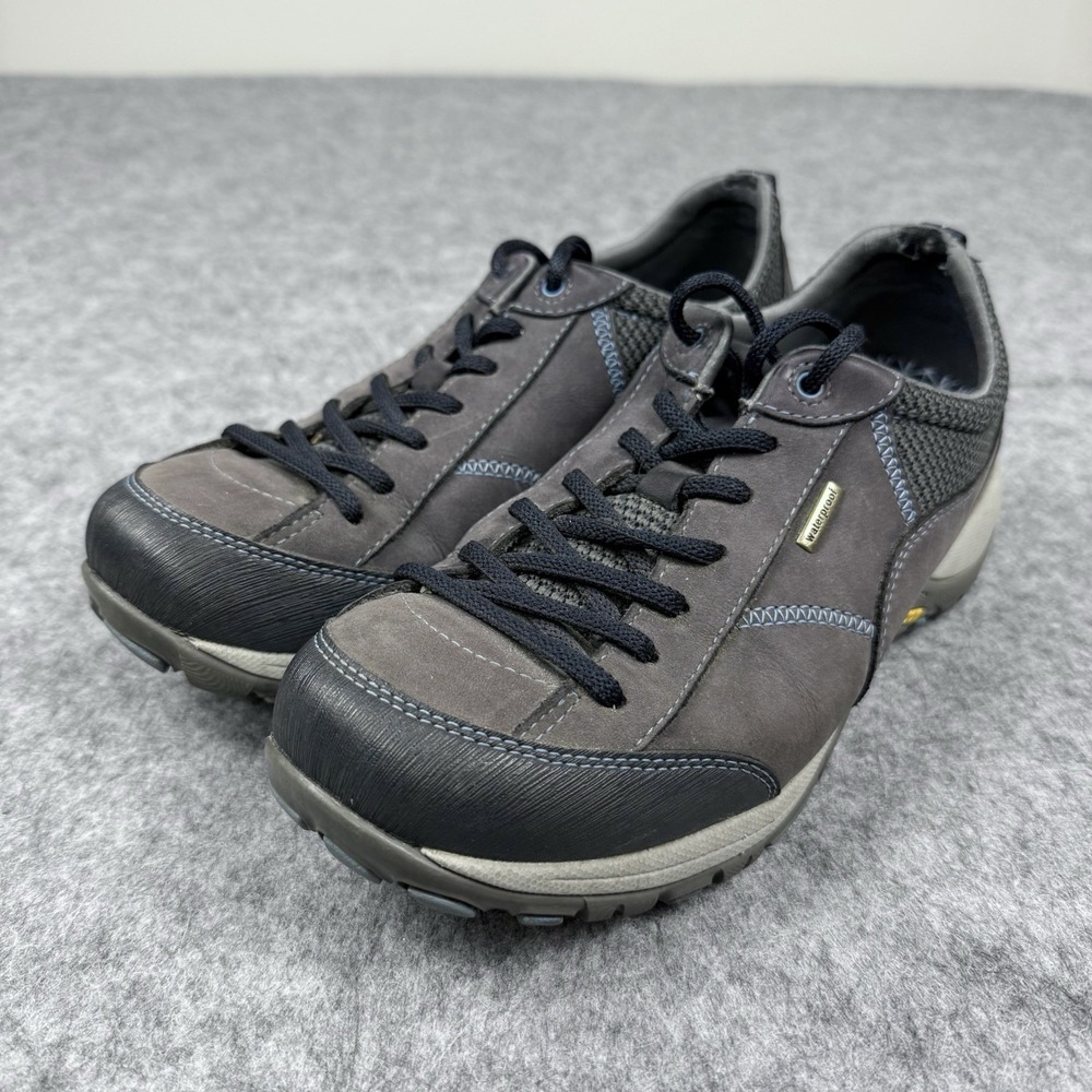 Dansko Paisley Sneakers Women Size 39 Blue Gray Waterproof Hiking Shoes Vibram